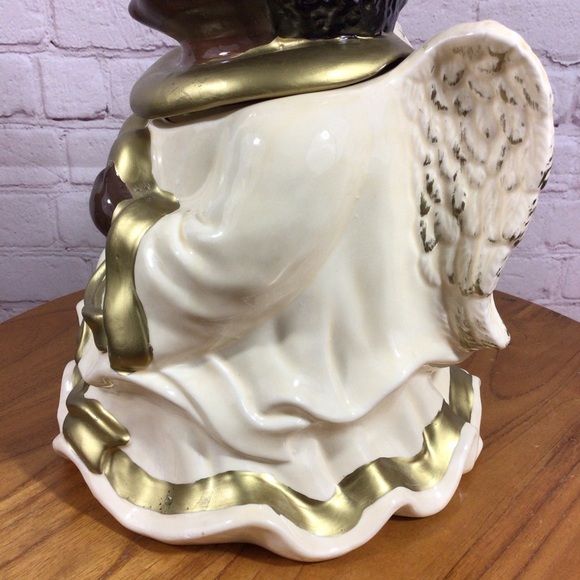 Vintage Jay Import Black Americana Angel Cookie Jar - Picture 10 of 15